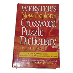 Websters New Explorer Crossword Puzzle Dictionary Third Edition‎ Merriam Webster
